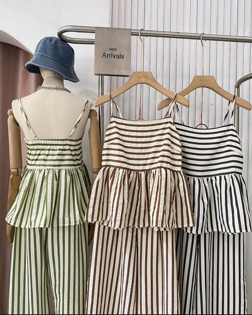 MATINEE Trendy Stripes Two Piece Sets